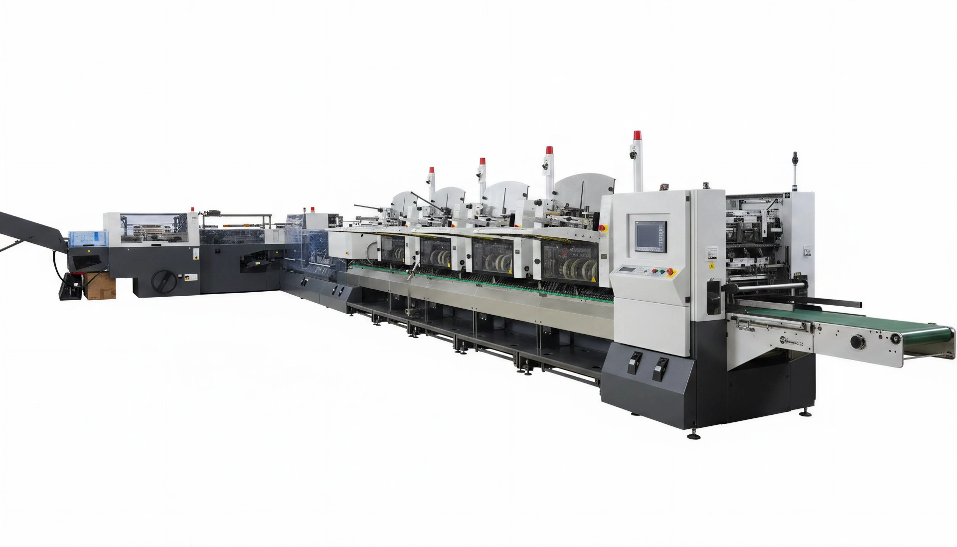 Servo-driven feeders on the Stitchmaster ST 450
